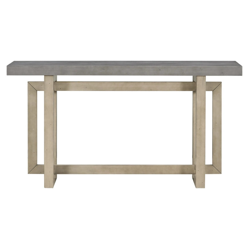 Console avec plateau imitation bois