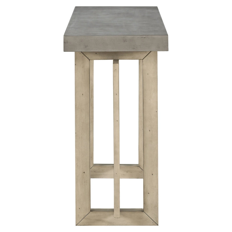 Console avec plateau imitation bois