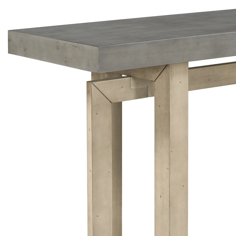 Console avec plateau imitation bois