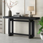 Console avec plateau imitation bois