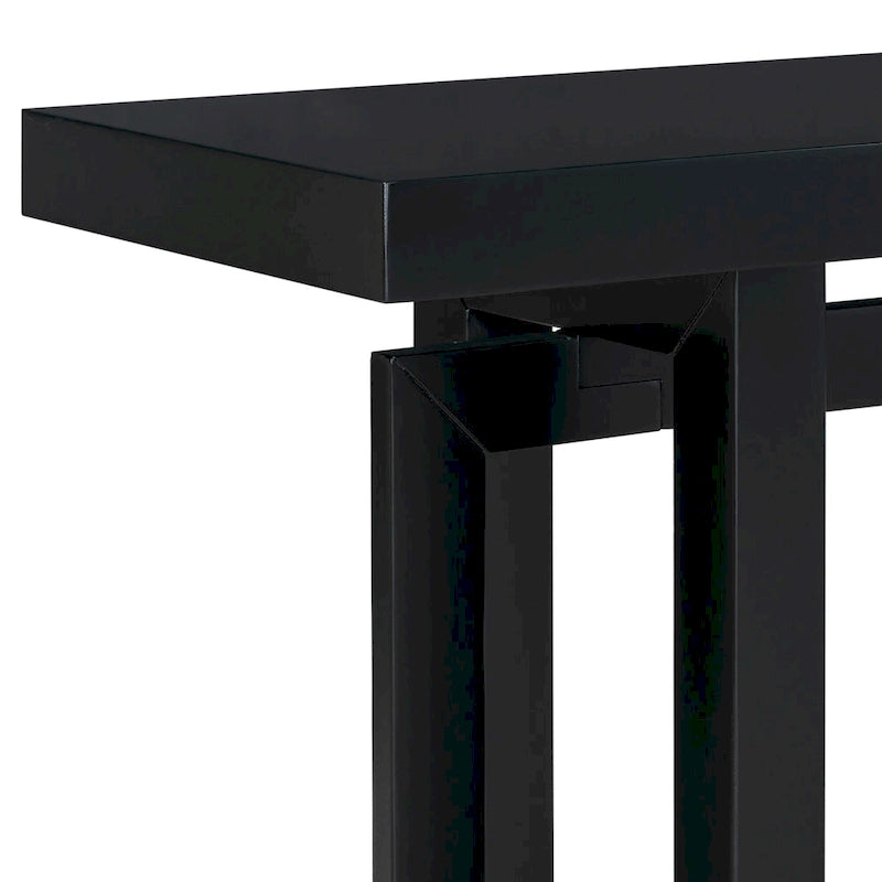 Console avec plateau imitation bois