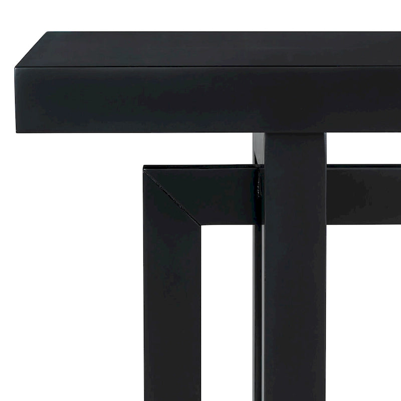 Console avec plateau imitation bois