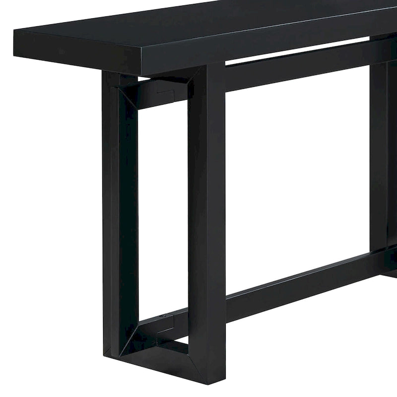 Console avec plateau imitation bois
