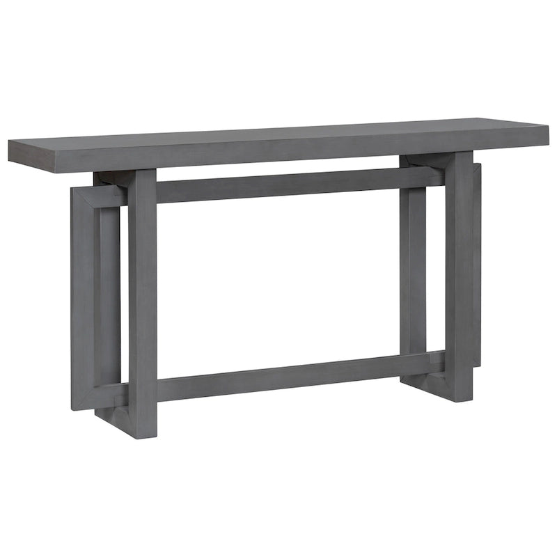 Console avec plateau imitation bois