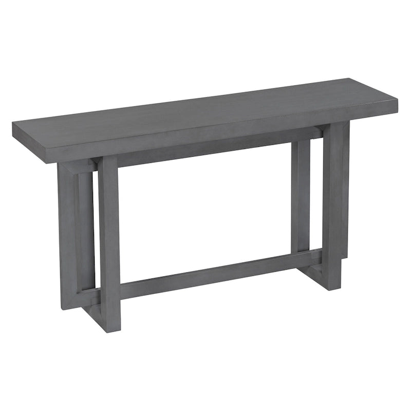 Console avec plateau imitation bois
