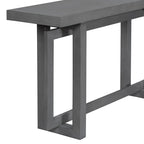 Console avec plateau imitation bois
