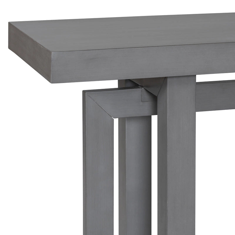 Console avec plateau imitation bois