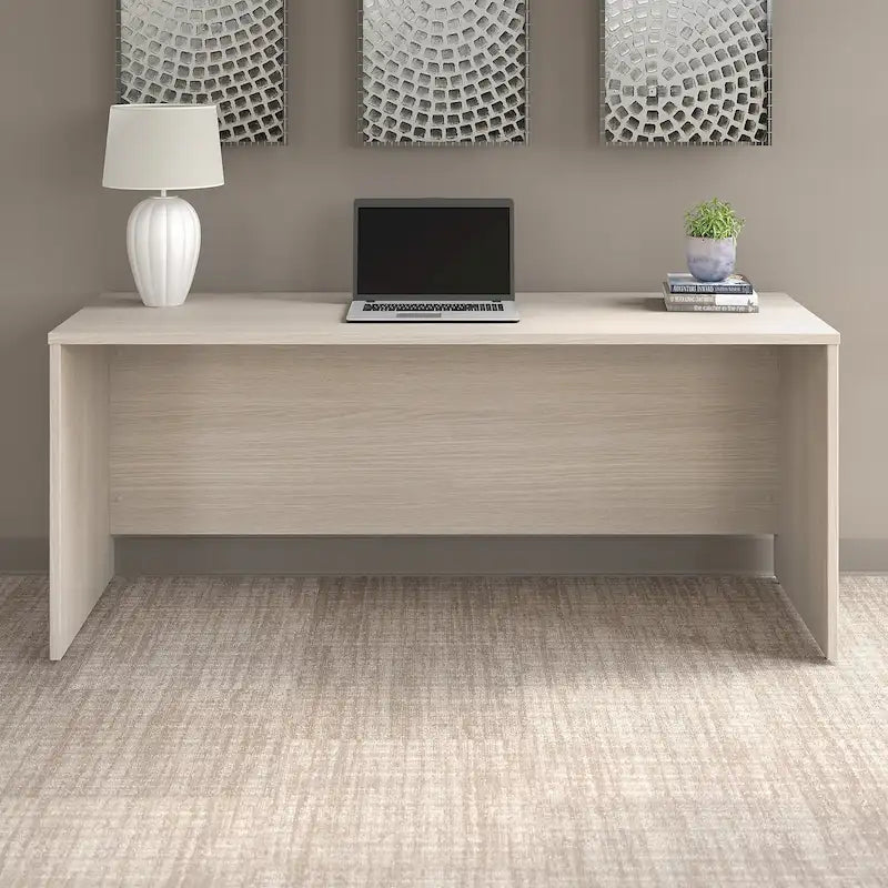 Crédence de bureau de 72 po L x 24 po P