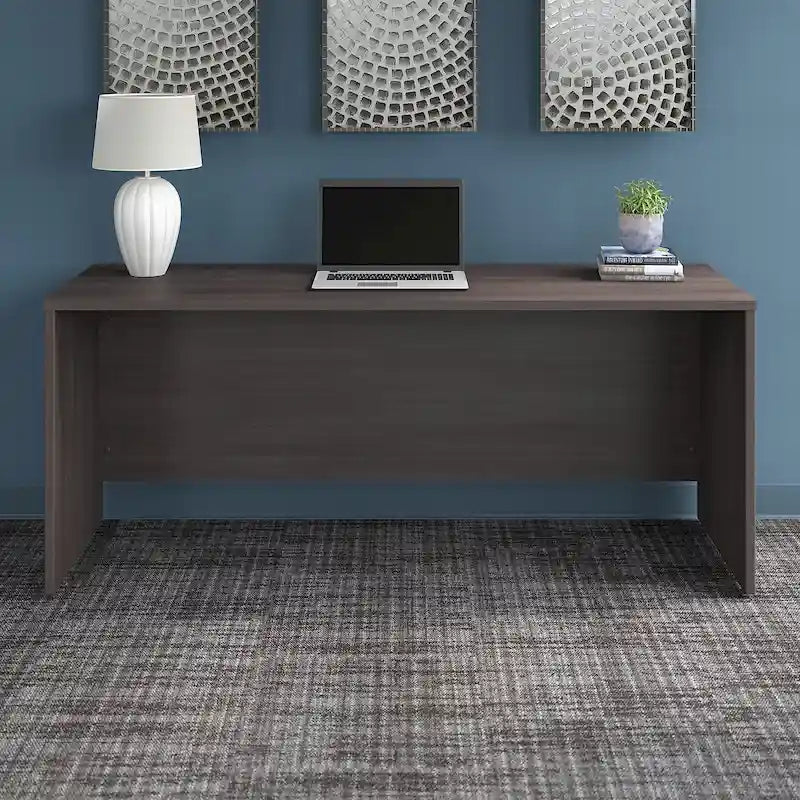 Crédence de bureau de 72 po L x 24 po P