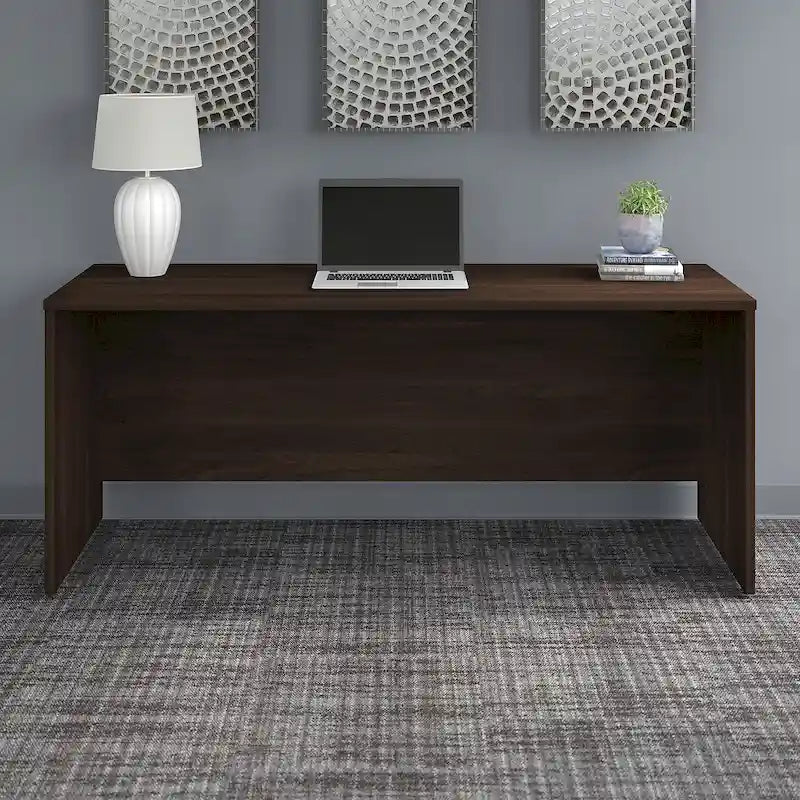 Crédence de bureau de 72 po L x 24 po P