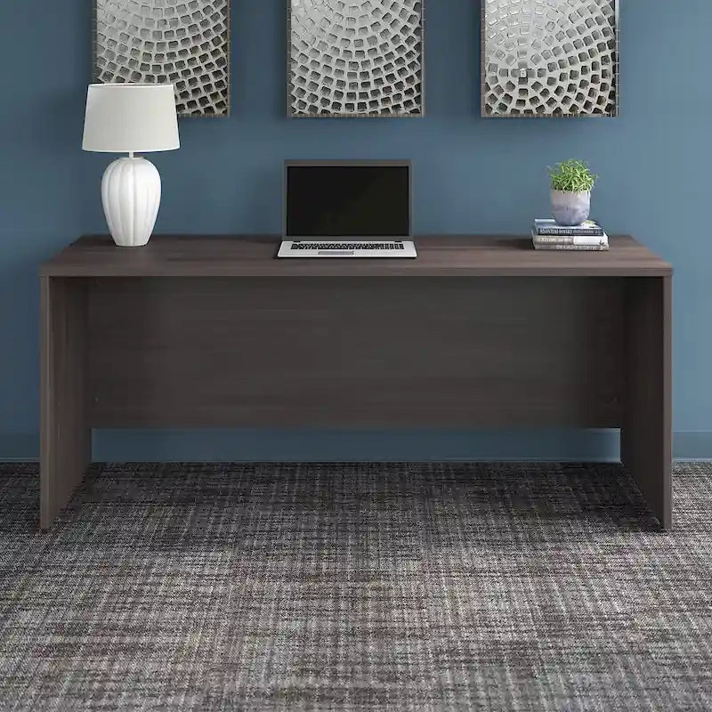 Crédence de bureau de 72 po L x 24 po P