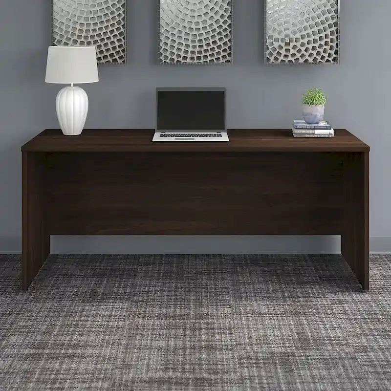 Crédence de bureau de 72 po L x 24 po P