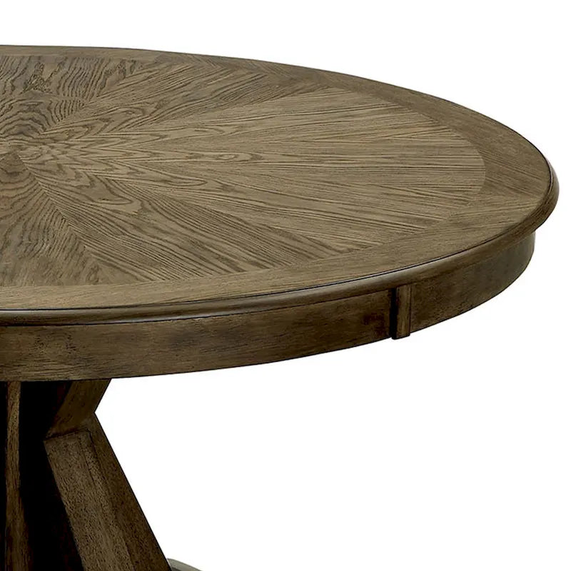 Table de salle à manger ronde avec pied central