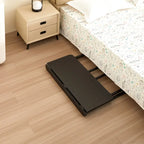 Bureau pliant compact à roulettes pour bureau à domicile, chambre ou dortoir