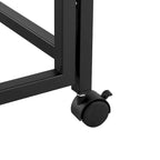 Bureau pliant compact à roulettes pour bureau à domicile, chambre ou dortoir