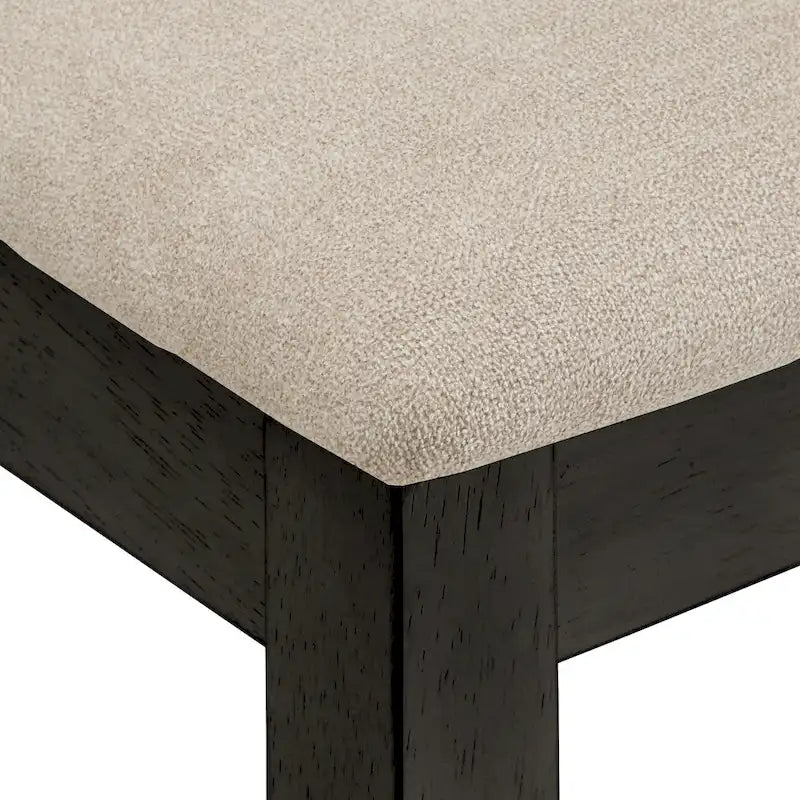 Lot de 2 chaises de salle à manger à dossier croisé double finition bois