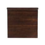 Tabourets de bar en bois d'acacia avec pieds en fer, lot de 2 – Hauteur bar