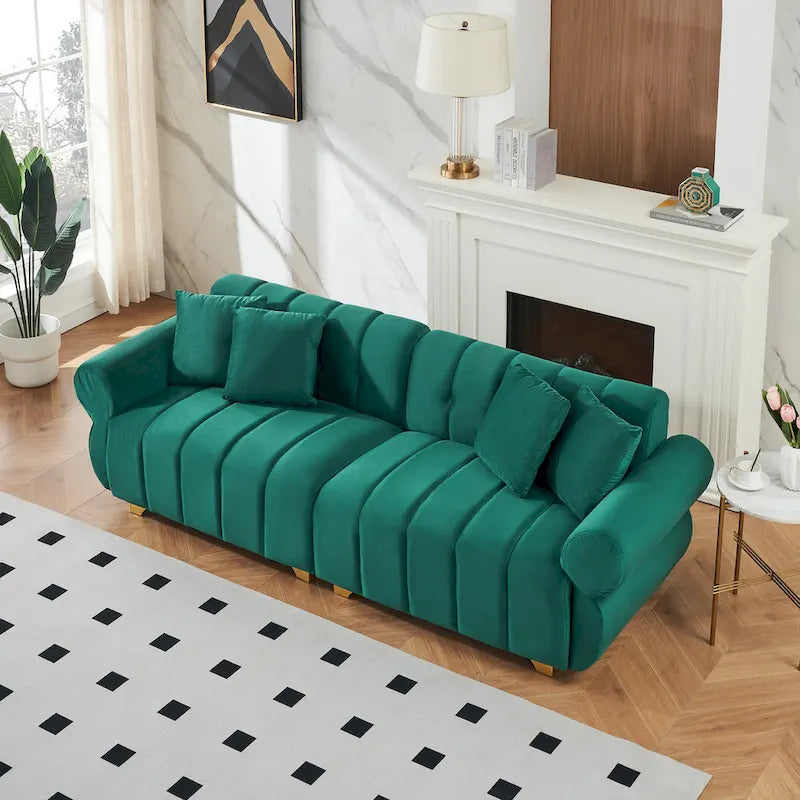 Commode double 6 tiroirs avec grande surface supérieure