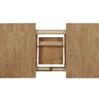 Table de salle à manger extensible avec allonge papillon et pieds cabriolets