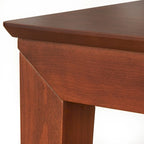 Table de salle à manger moderne du milieu du siècle au fini noyer