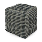 Pouf Cube en Tissu Bohème