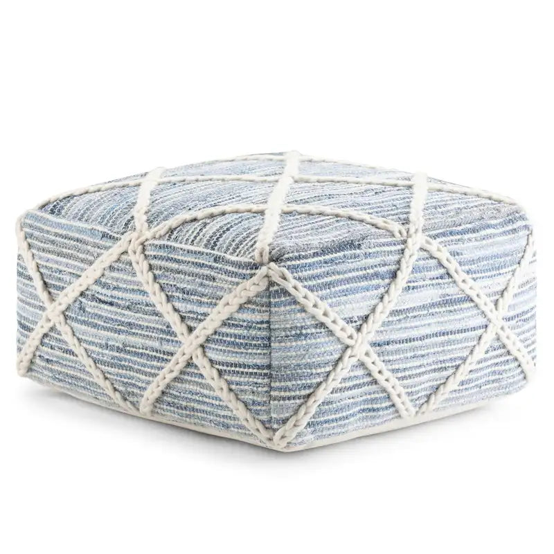 Pouffe carré ottoman