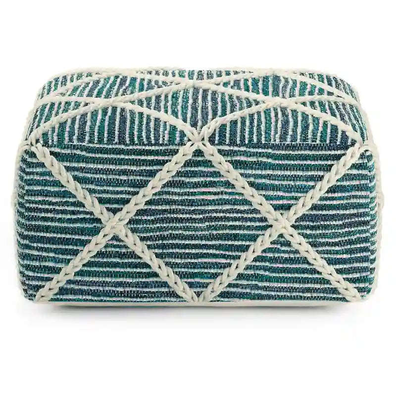 Pouffe carré ottoman