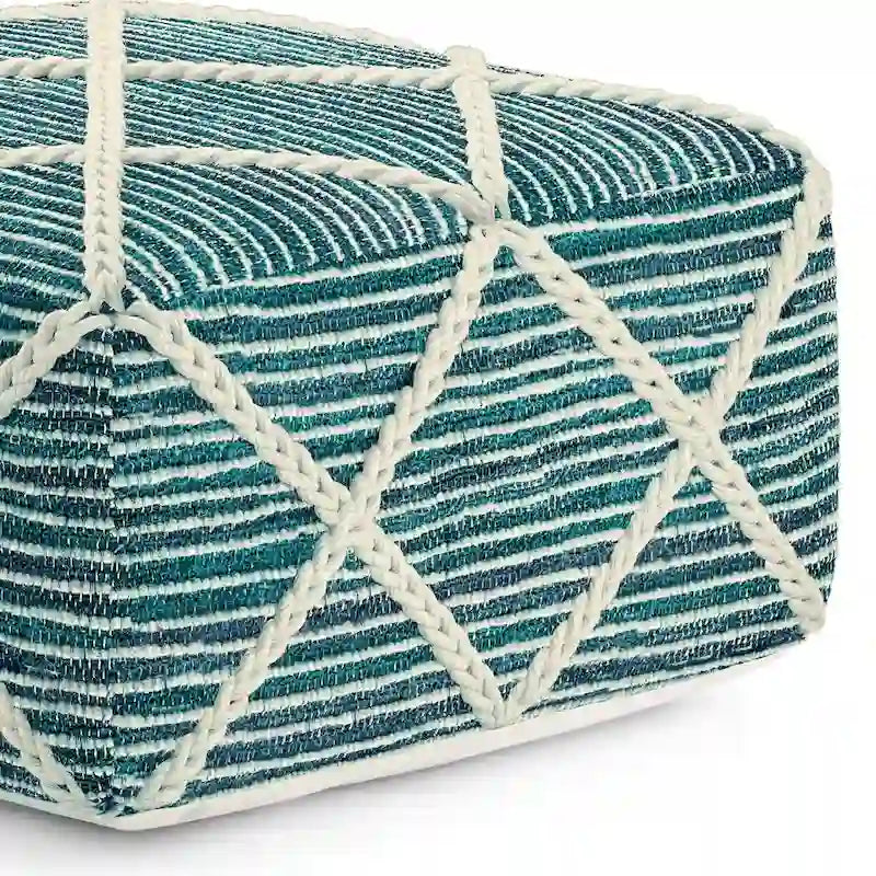 Pouffe carré ottoman
