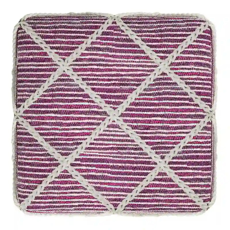Pouffe carré ottoman