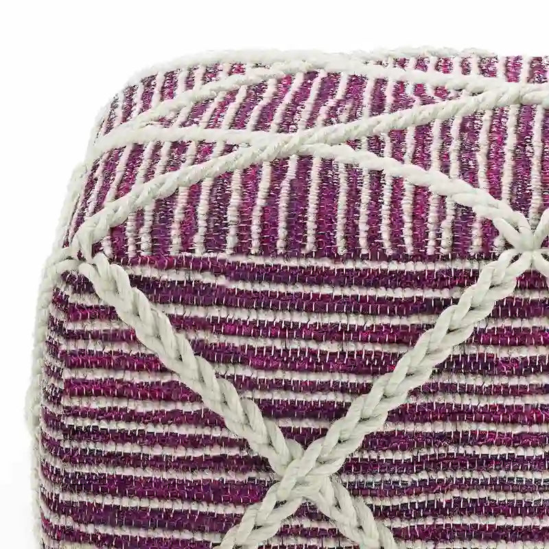 Pouffe carré ottoman