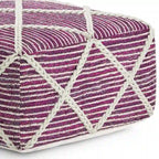 Pouffe carré ottoman