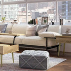 Pouffe carré ottoman