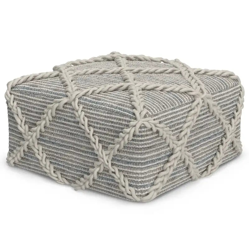 Pouffe carré ottoman