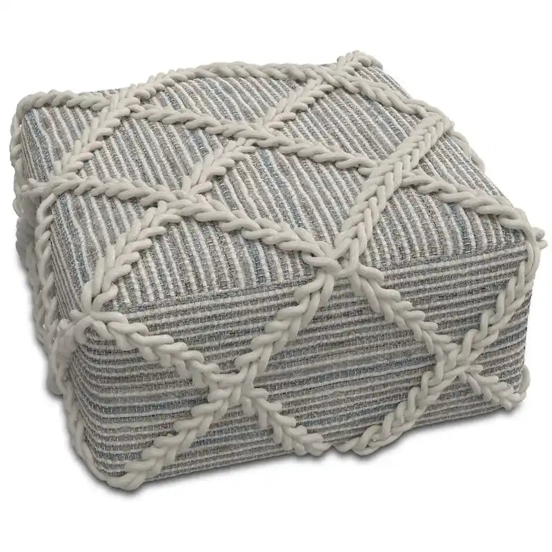 Pouffe carré ottoman