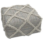 Pouffe carré ottoman