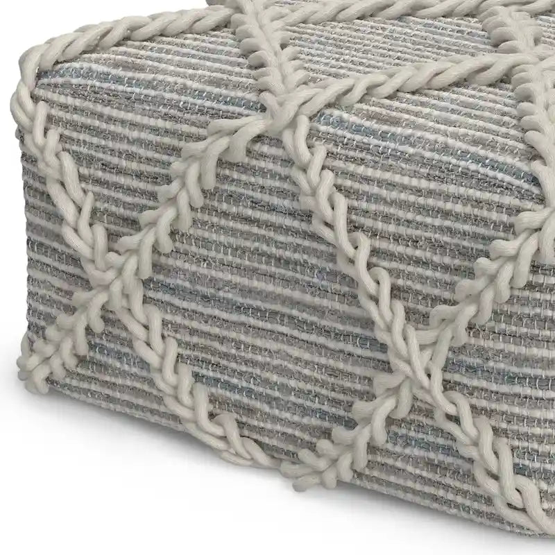 Pouffe carré ottoman