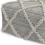 Pouffe carré ottoman