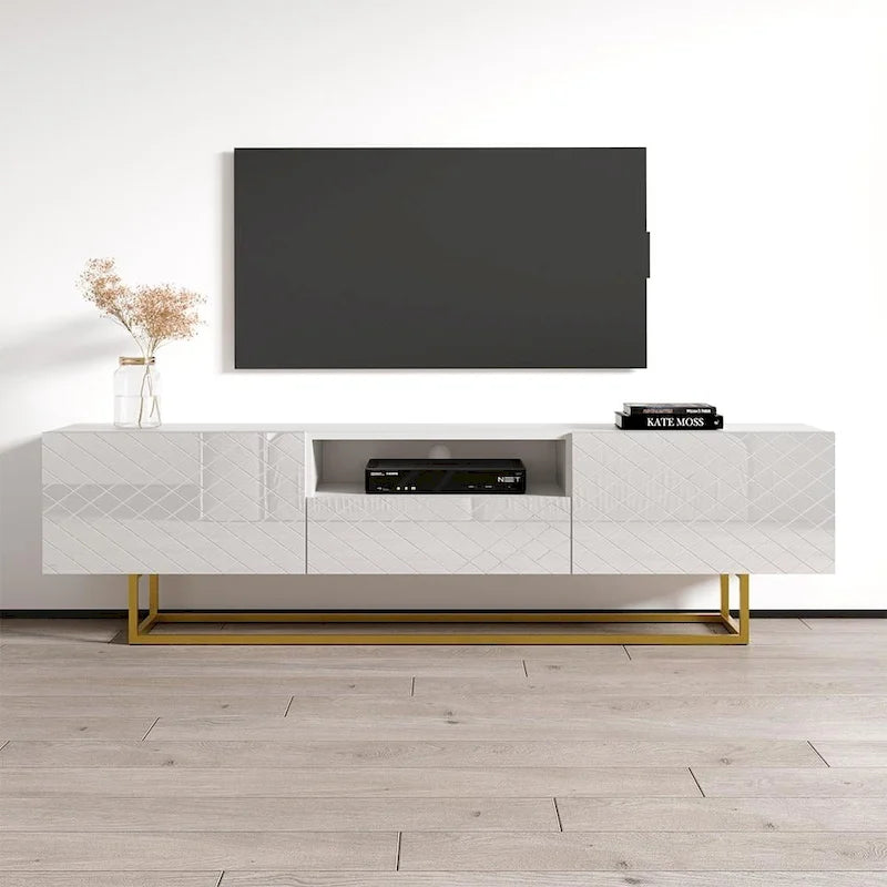 Meuble TV 75 pouces avec rangement