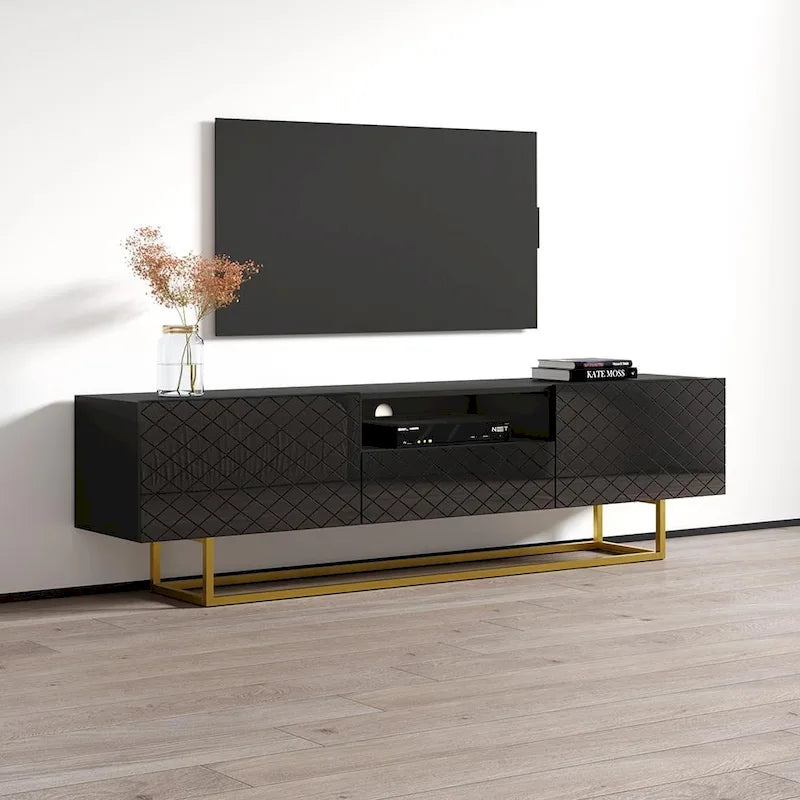 Meuble TV 75 pouces avec rangement
