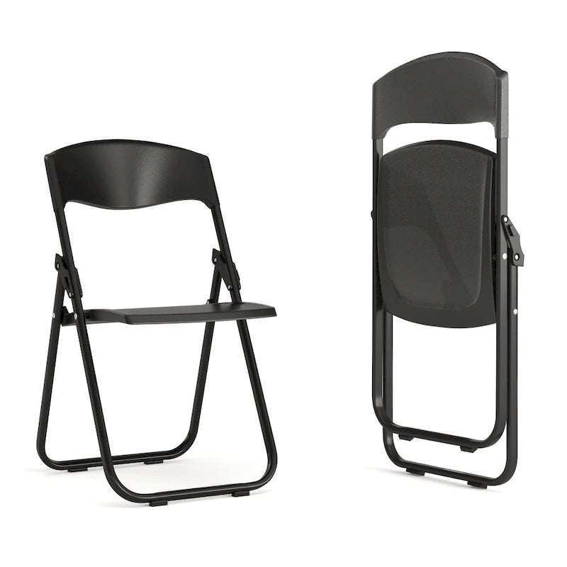 Chaises pliantes en plastique, lot de 2