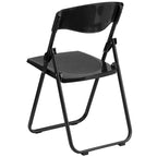Chaises pliantes en plastique, lot de 2
