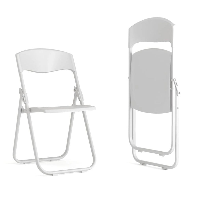 Chaises pliantes en plastique, lot de 2
