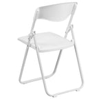 Chaises pliantes en plastique, lot de 2