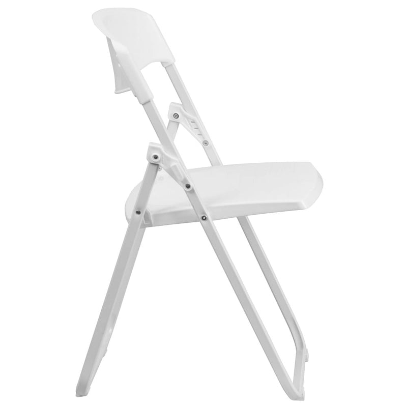 Chaises pliantes en plastique, lot de 2