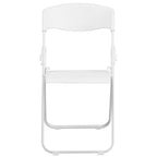 Chaises pliantes en plastique, lot de 2