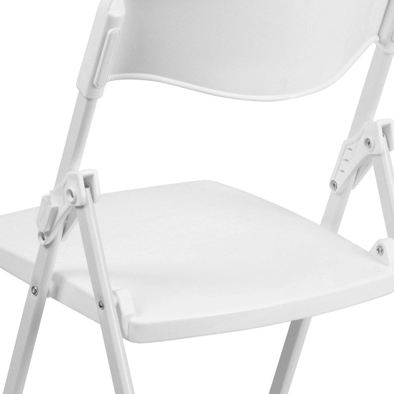 Chaises pliantes en plastique, lot de 2