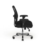 Chaise de bureau ergonomique robuste – Capacité de 227 kg, dossier haut, maille