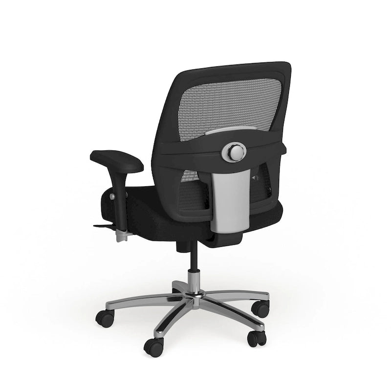 Chaise de bureau ergonomique robuste – Capacité de 227 kg, dossier haut, maille