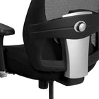 Chaise de bureau ergonomique robuste – Capacité de 227 kg, dossier haut, maille