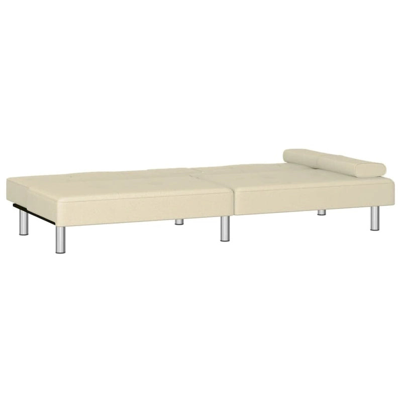 Canapé-lit pliable avec porte-gobelets - Similicuir, 78,7 x 35 x 27,6 po